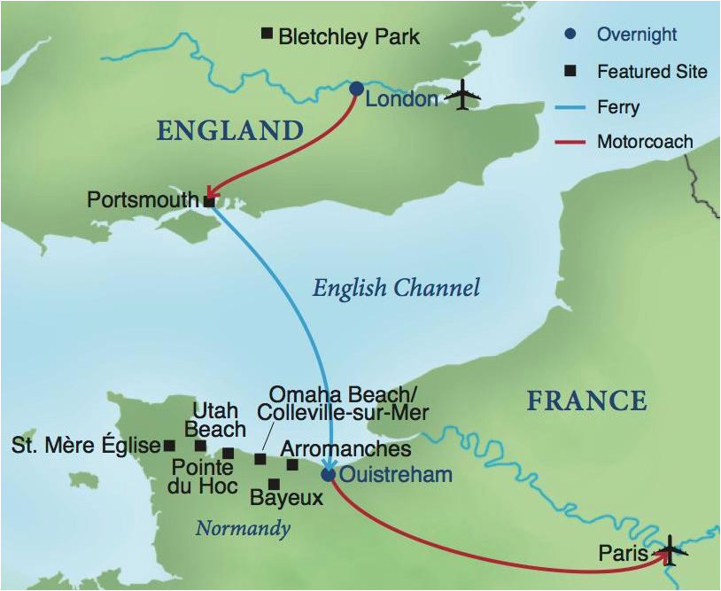 Where Is Normandy France On A Map D Day A Journey From England To France Smithsonian Journeys Of Where Is Normandy France On A Map 