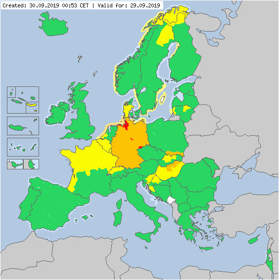 meteoalarm severe weather warnings for europe mainpage
