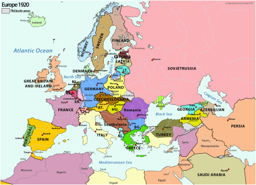 europe in 1920 the power of maps map historical maps