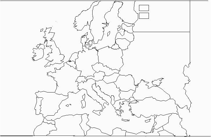 Blank Map Of Europe WW2