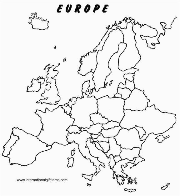 blank map of europe printable outline map of europe