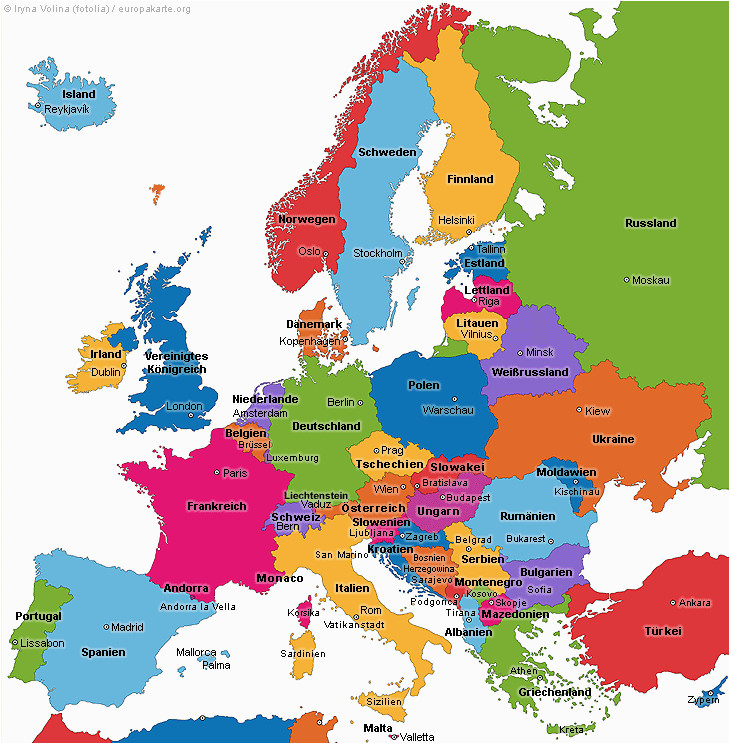 europakarte holiday in 2019 landkarte europa europa