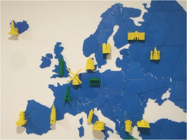 europe map puzzle by utechlab thingiverse