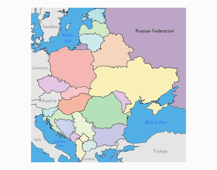 17 actual eastern europe and russia map