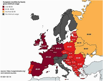 list of european countries by minimum wage wikipedia
