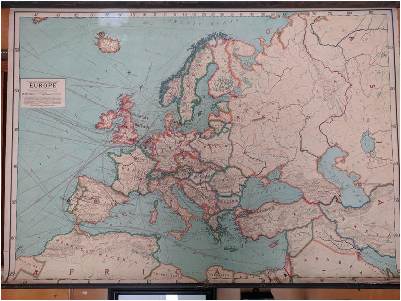 europe 1919 map