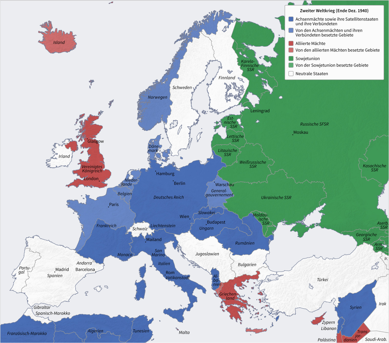 Europe Map In Ww2 | secretmuseum