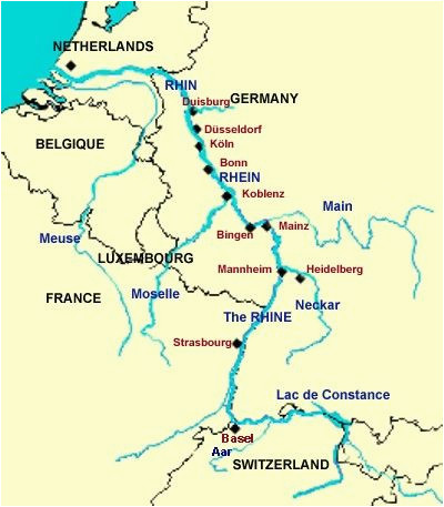 rhine river the rhine river is the longest and most
