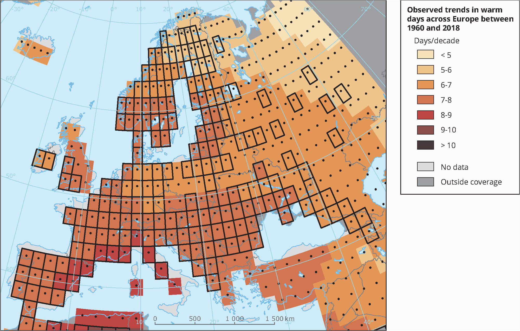 Europe Temperature Map October Global and European Temperature European Environment Agency