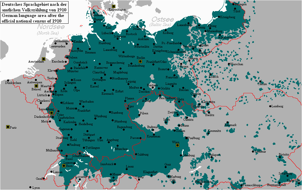 distribution of german speakers in 1910 operae iuni