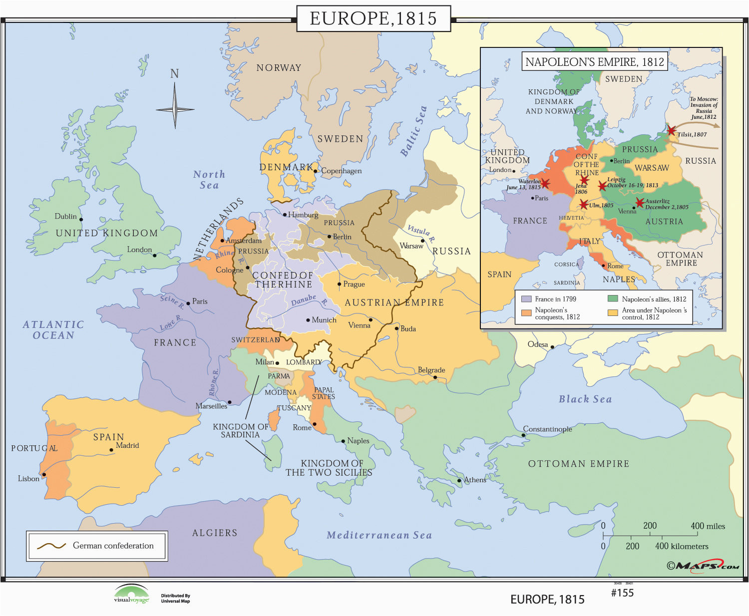 world map 1815 woestenhoeve