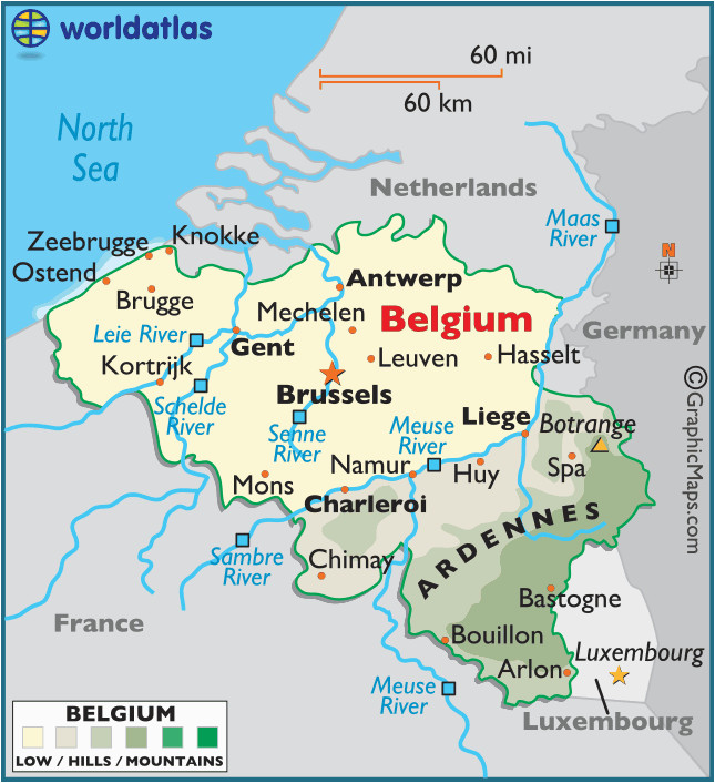 Map Of Belgium In Europe | secretmuseum