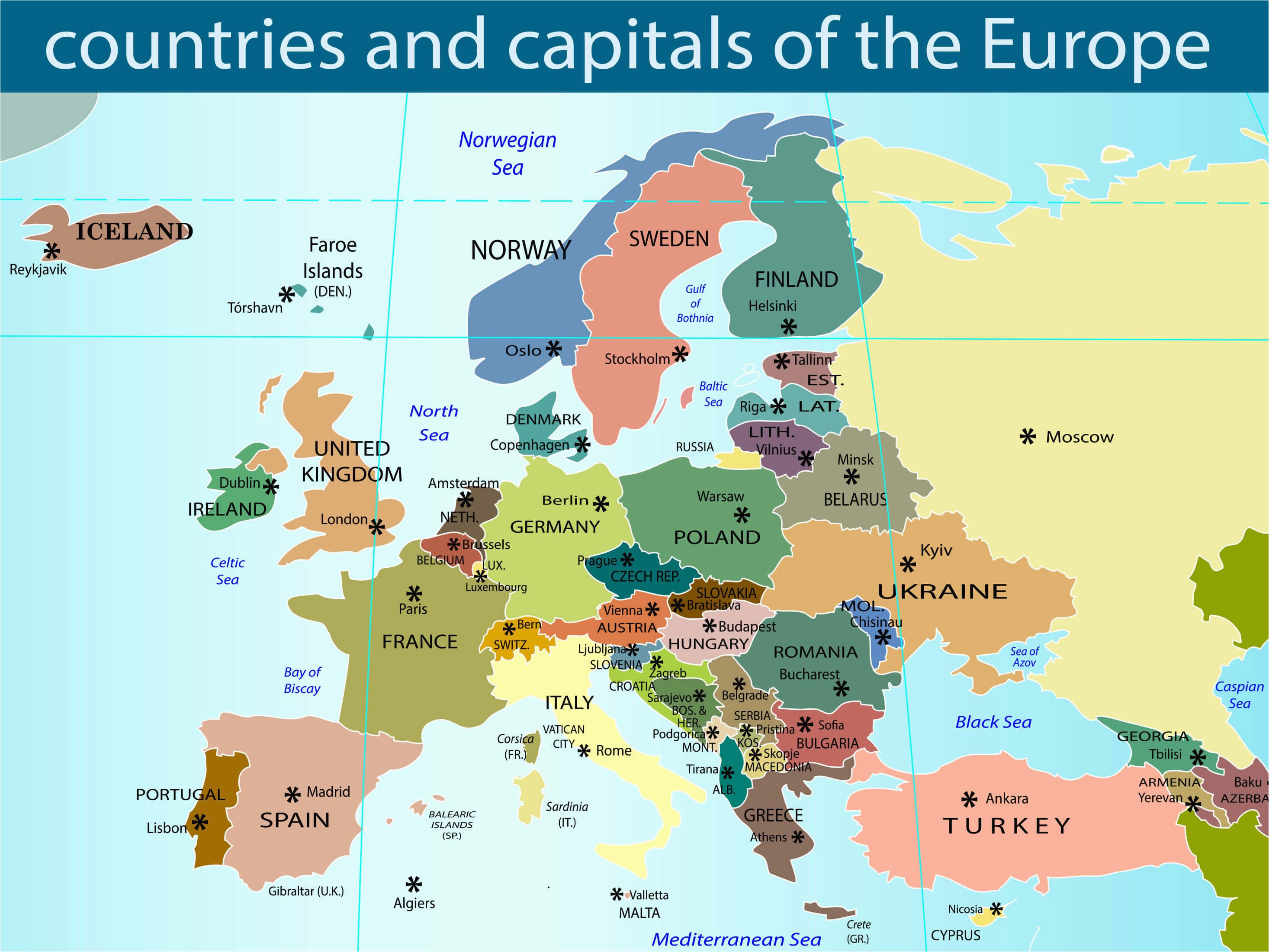 Map Of Eastern Europe Countries And Capitals 25 Categorical Map Of Eastern Europe And Capitals Of Map Of Eastern Europe Countries And Capitals 2 