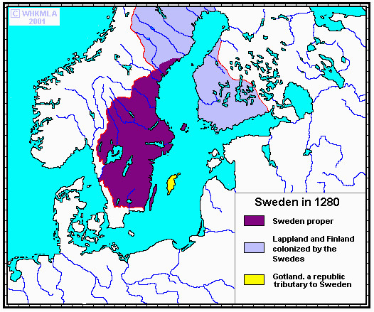 historical maps of scandinavia
