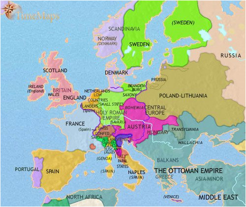 map of europe at 200ad timemaps