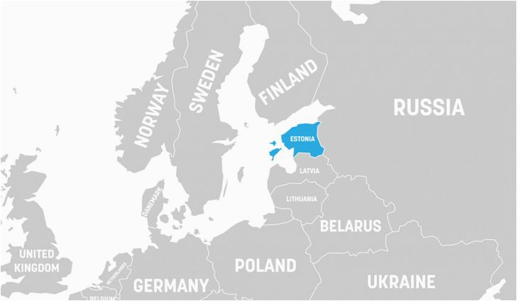 what continent is estonia in worldatlas com