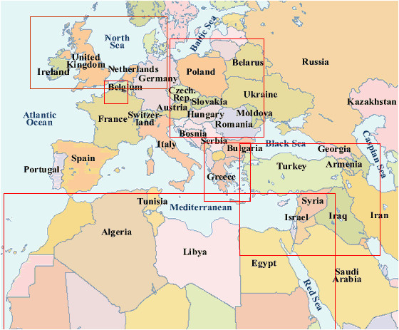 map of europe middle east and north africa map of africa