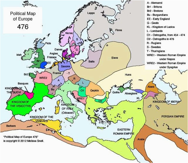 map of europe in 476 maps historical maps ancient