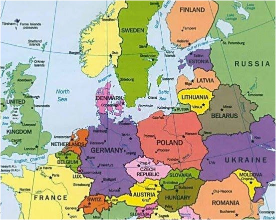 map of europe countries january 2013 map of europe