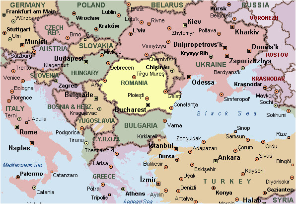 map of romania surrounding countries cartography