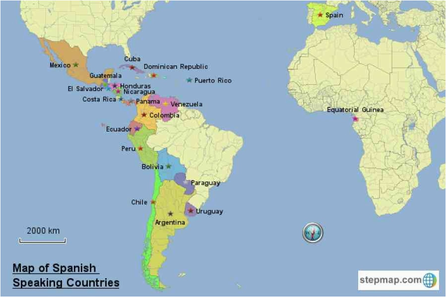 countries spanish world maps