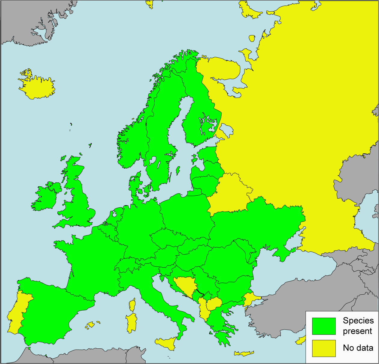 datei carychium tridentatum presence in european countries