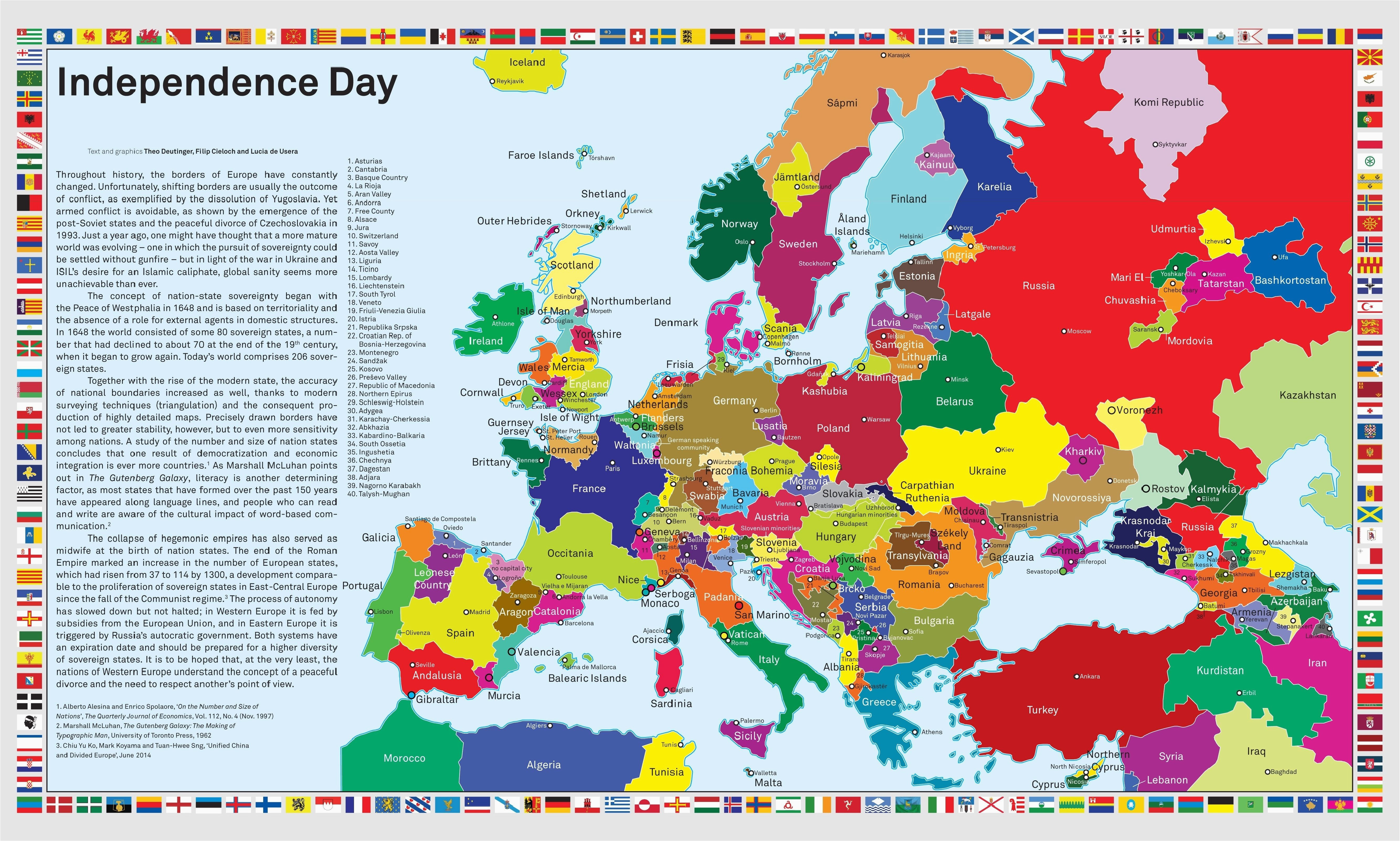 Modern Day Europe Map Independence Day What Europe Would Look if Separatist