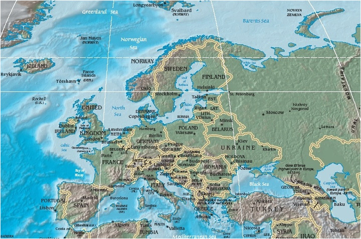 Physical Map Of Europe for Kids File Physical Map Of Europe Jpg Wikimedia Commons