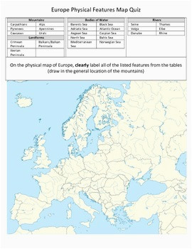europe physical features map casami