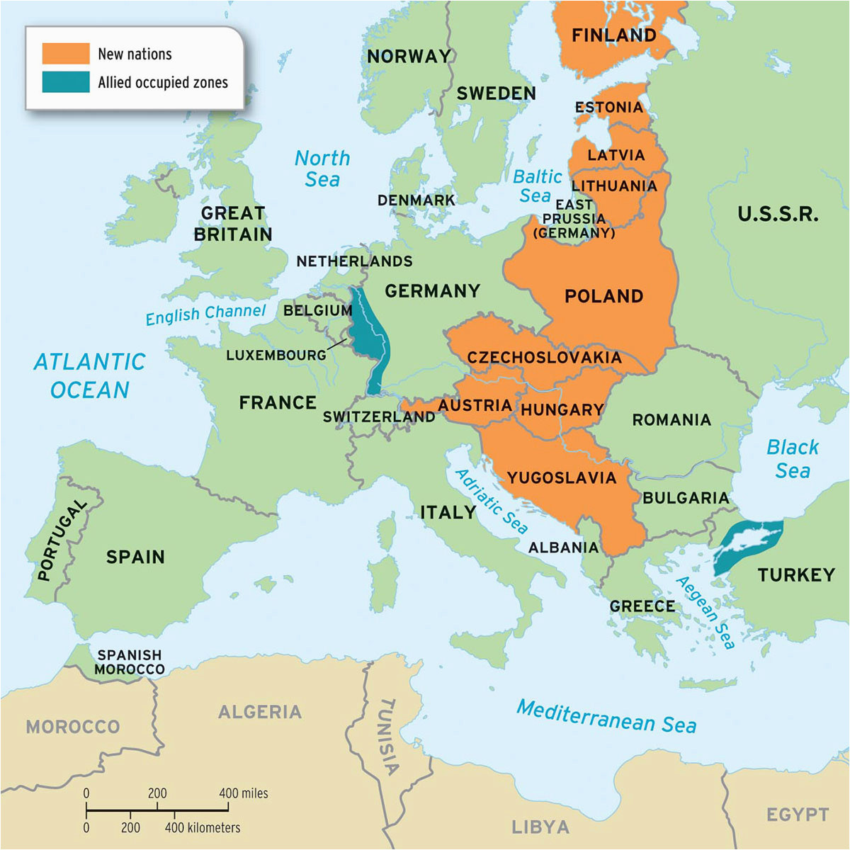 Post World War 2 Map Of Europe | secretmuseum