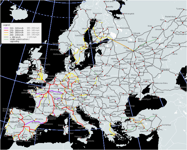 high speed rail in europe revolvy