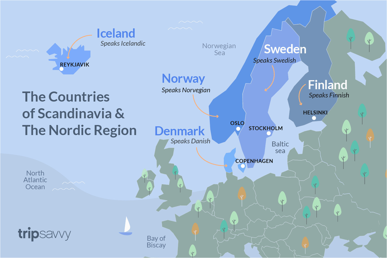 countries of scandinavia and the nordic region