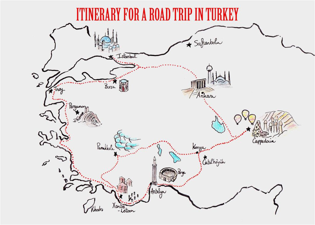 itineraries for a road trip in turkey travel europe road