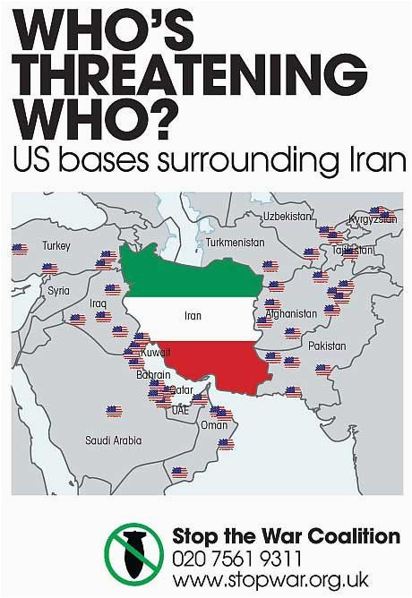 who s threatening who map of us military bases surrounding