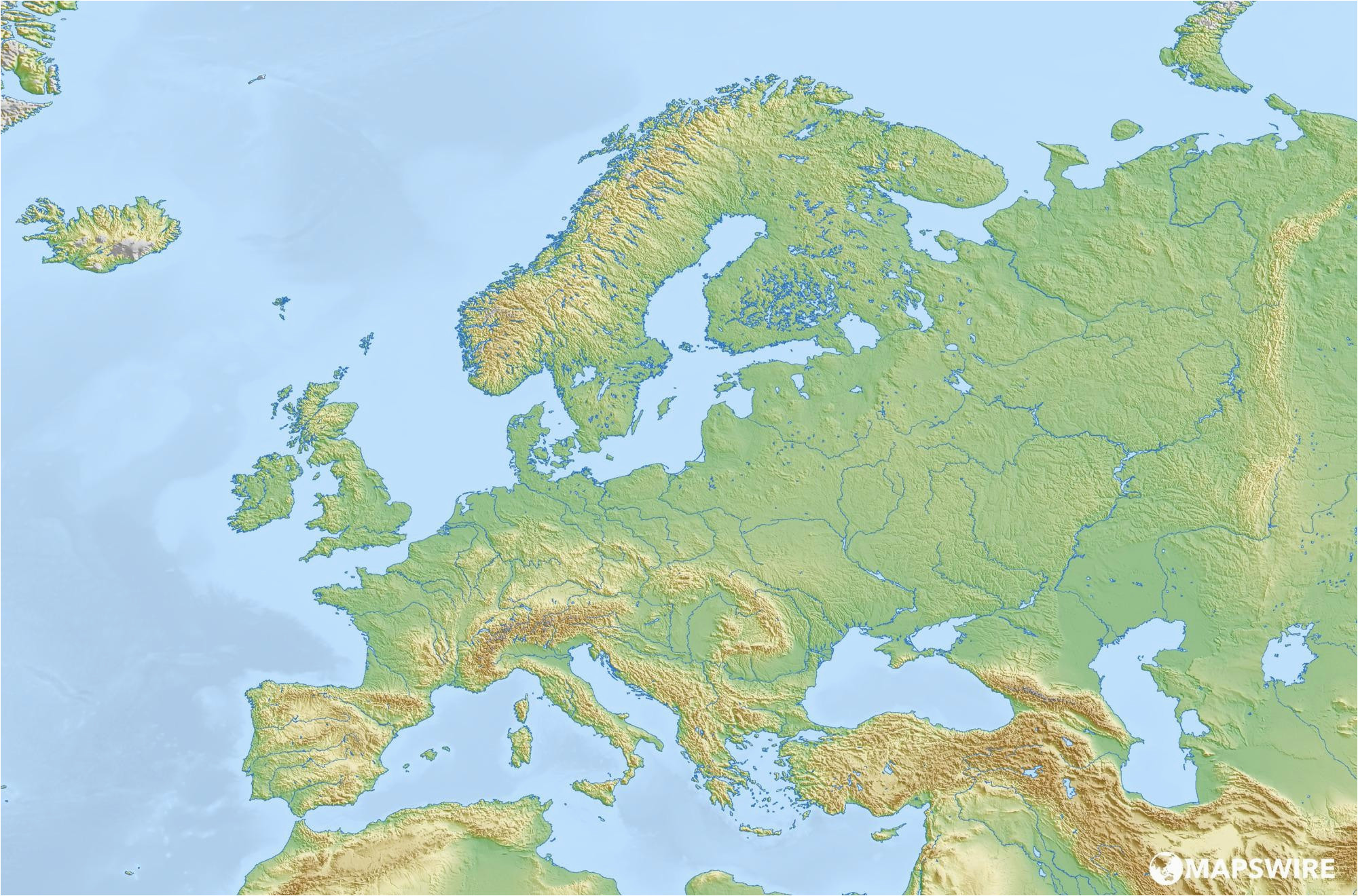 36 intelligible blank map of europe and mediterranean