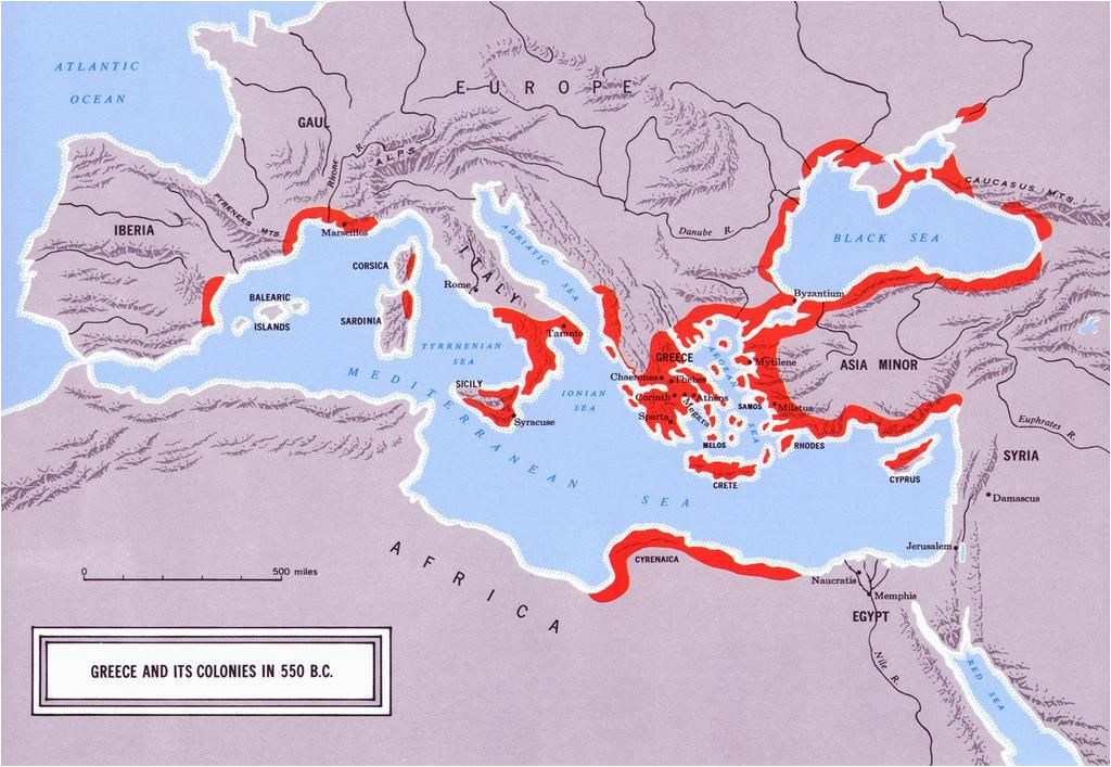 another map of greek colonization research for medea