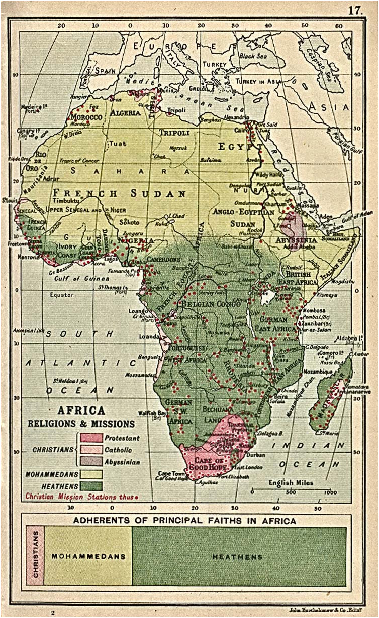 africa historical maps perry castaa eda map collection ut