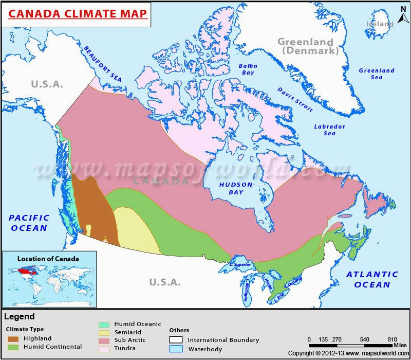 canada climate map map canada climates