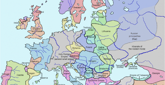 1300 Europe Map atlas Of European History Wikimedia Commons