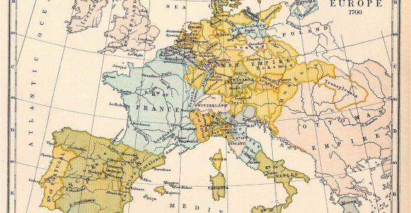 18th Century Map Of Europe atlas Of European History Wikimedia Commons