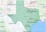 4 Regions Of Texas Map Listing Of All Zip Codes In the State Of Texas