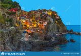 5 Terre Italy Map Manarola Traditional Typical Italian Village In National Park Cinque