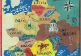 A Map Of Eastern Europe Illustrated Map Of Eastern Europe Shows Lives Of Reason