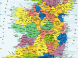 A Map Of Ireland with Counties and towns Free Printable Map Of Ireland Map Of Ireland Plan Your