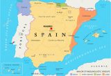 Aa Road Map Spain Spain Map Stock Photos Spain Map Stock Images Alamy