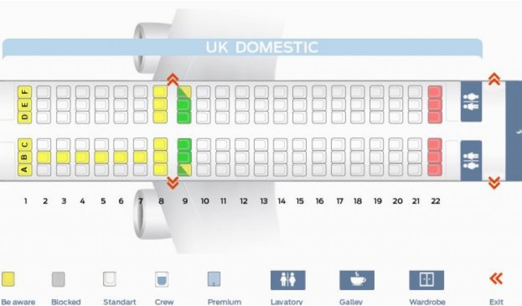 Airbus 319 Seating Chart