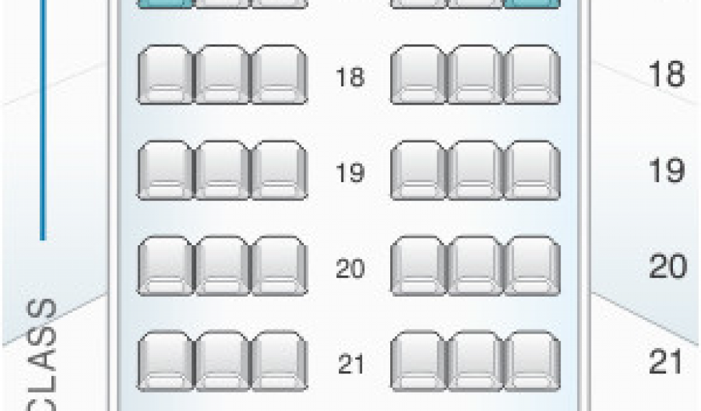 Air Canada Airbus A319 Jet Seating Chart