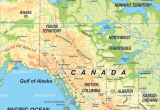 Alberta Canada On Map Map Of Canada West Region In Canada Welt atlas De