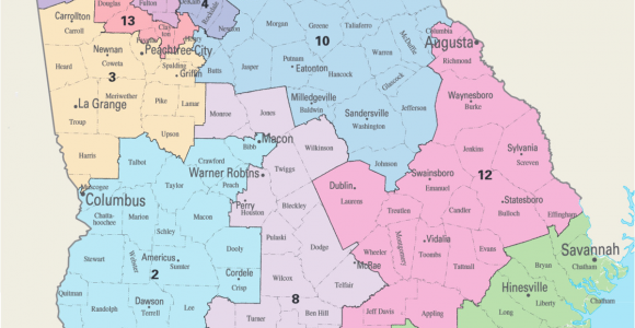 Americus Georgia Map Georgia S Congressional Districts Wikipedia