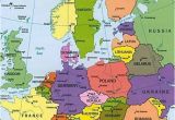 Amsterdam On Europe Map Map Of Europe Countries January 2013 Map Of Europe